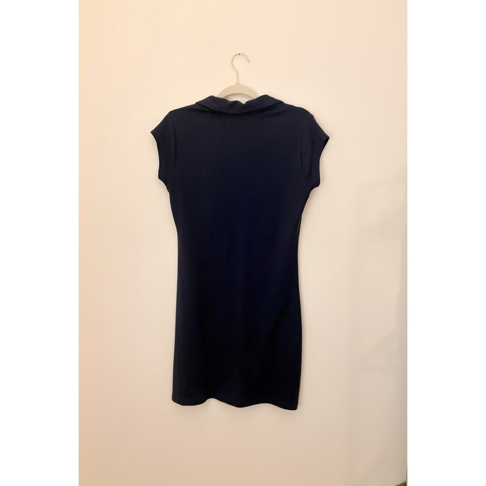 Criquet Women’s Navy Polo Dress Cotton Austin TX Size S USA Preppy - Picture 4 of 10